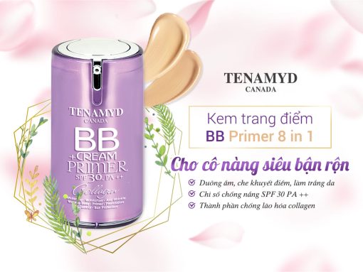 Kem trang điểm BB Primer - TENAMYD BB CREAM+PRIMER/ Chai/ 40g 1