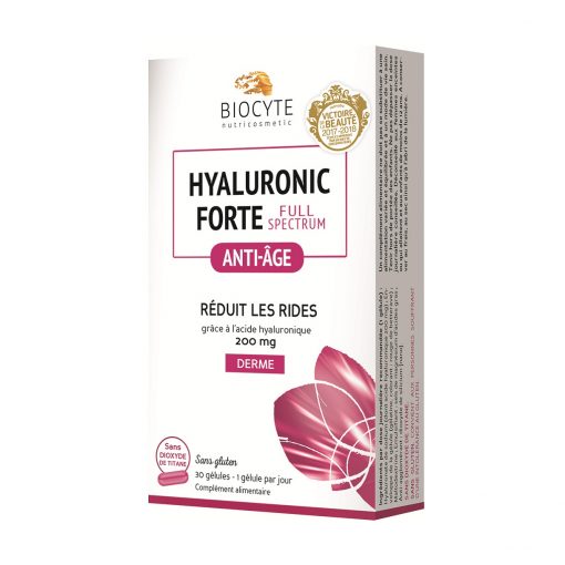 Viên uống giảm nhăn, cung cấp độ ẩm da Biocyte Hyaluronic Forte Full Spectrum 1